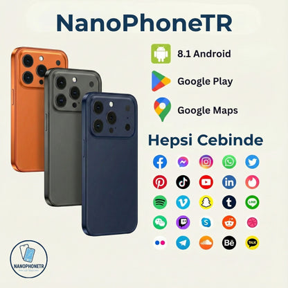 NanoPhoneTR Mini Boy Küçük Telefon