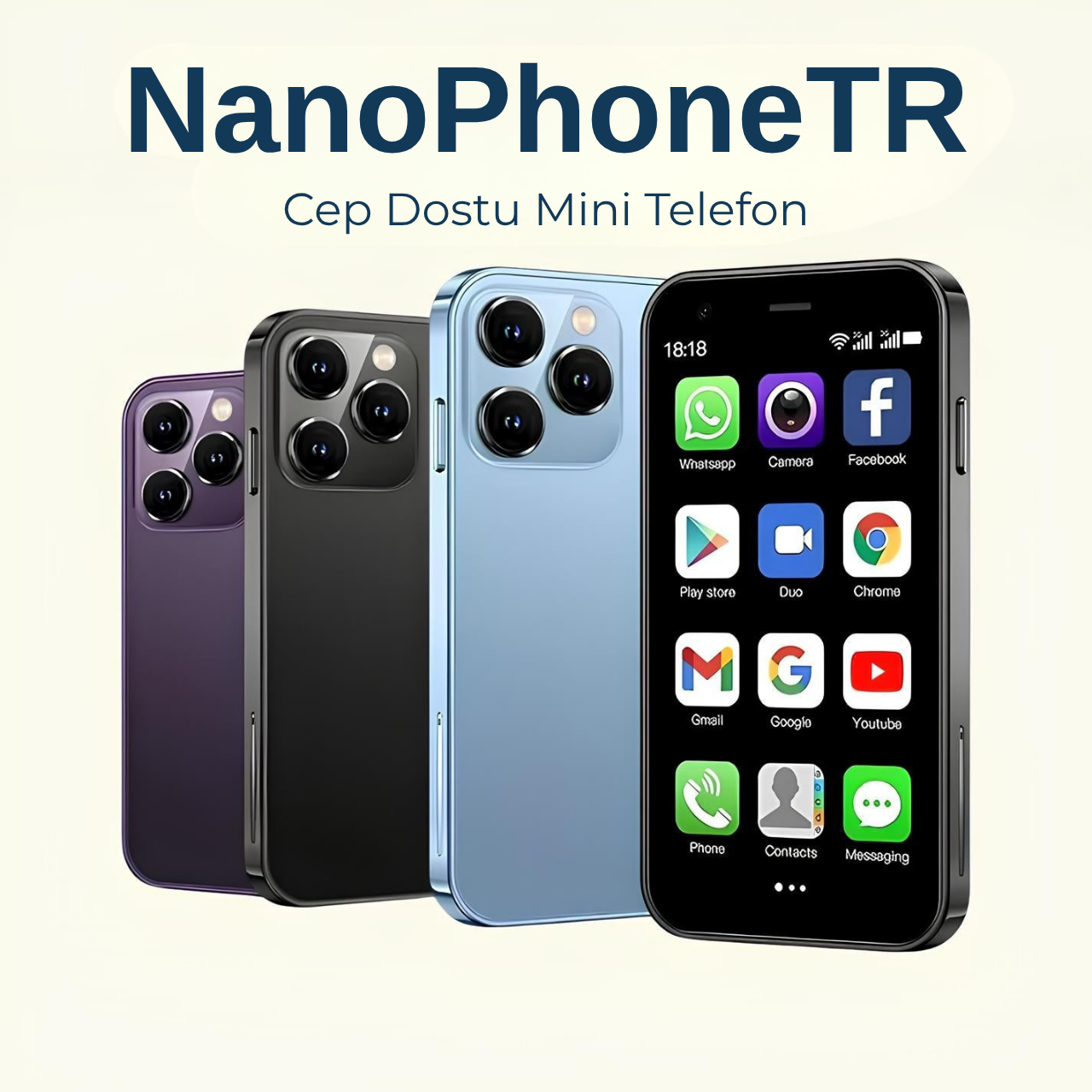 NanoPhoneTR Mini Boy Küçük Telefon